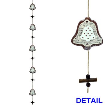 Zvoneky girlanda-drev